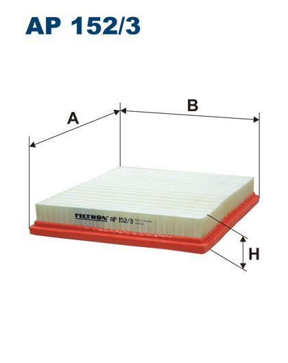 FILTRON AP152/3 hava filtresi, Opel Insignia 2008-2017 modelleri ile uyumlu, motor performansını koruyan yüksek kaliteli bir parçadır.